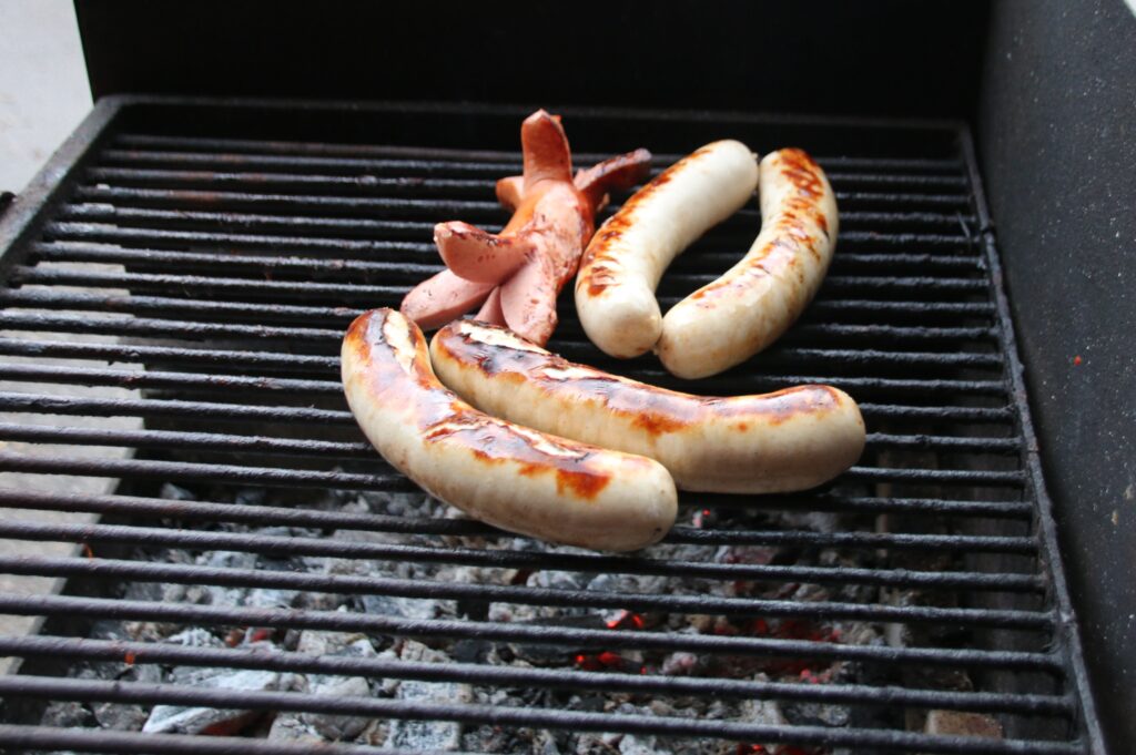 Grill ist heiss