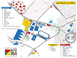 Turnfestgelände Übersichtspläne - Samstag 15. Juni